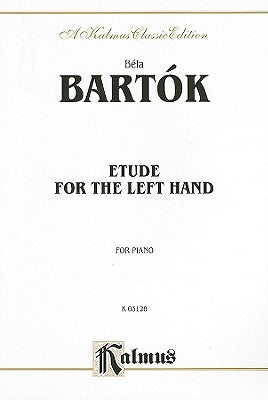 Etude for Left Hand by Bartók, Béla