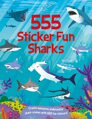 555 Sticker Fun - Sharks by Mayes, Susan