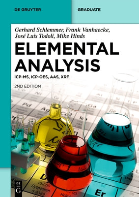 Elemental Analysis: Icp-Ms, Icp-Oes, Aas, Xrf by Vanhaecke, Frank