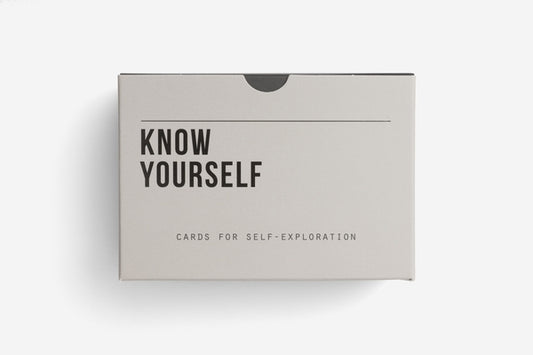 Know Yourself Prompt Cards: Cards for Self Exploration by The School of Life