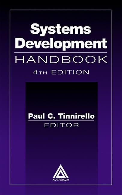 Systems Development Handbook by Tinnirello, Paul C.