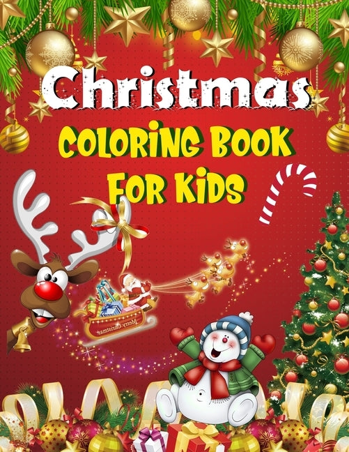 Christmas coloring book for kids.: Fun Children's Christmas Gift or Present for kids.Christmas Activity Book Coloring, Matching, Mazes, Drawing, Cross by Press House, Blue Moon
