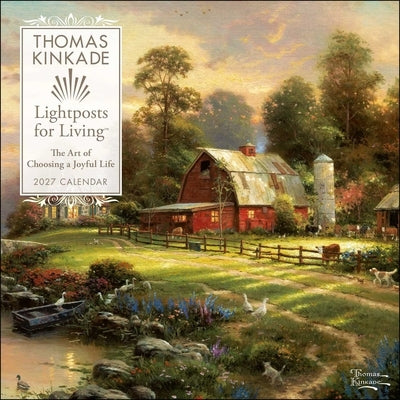 Thomas Kinkade Lightposts for Living 2027 Wall Calendar by Kinkade, Thomas