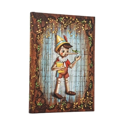 Carlo Collodi, Pinocchio MIDI Lined Hardcover Journal, 144pg, 120gsm by Paperblanks (Fairy Tale Collection) by Paperblanks