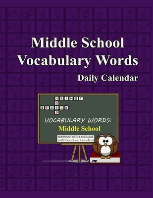 Whimsy Word Search, Middle School Vocabulary Words - Daily Calendar - In ASL by Mestepey, Claire