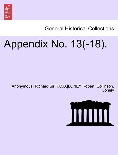 Appendix No. 13(-18). by Anonymous