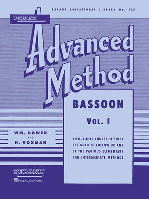 Rubank Advanced Method - Bassoon Vol. 1 by Voxman, H.