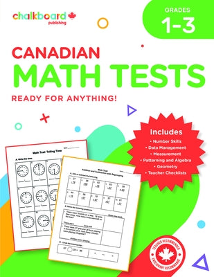 Canadian Math Tests Grades 1-3 by Turnbull, Demetra