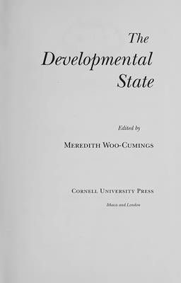 The Developmental State by Woo-Cumings, Meredith