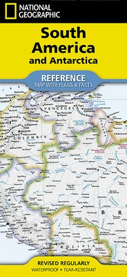National Geographic South America and Antarctica Map (Folded with Flags and Facts) by National Geographic Maps