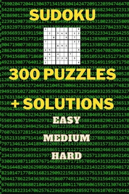 300 Sudoku Puzzles with Solutions: EASY MEDIUM HARD great gift brain training: 300 Sudoku Puzzles with Solutions: EASY MEDIUM HARD by Grek, Maciej