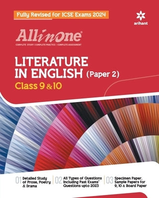 All In One Class 9th and 10th Literature in English (Paper 2) for ICSE Exam 2024 by Agarwal, Srishti