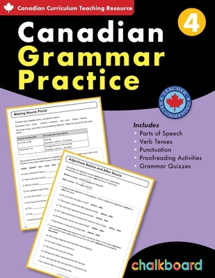Canadian Grammar Practice Grade 4 by MacDonald, David
