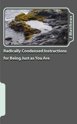 Radically Condensed Instructions for Being Just as You Are by Matthews, J.