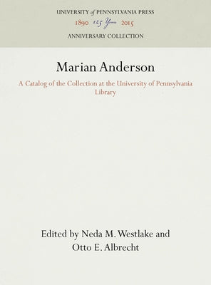 Marian Anderson by Westlake, Neda M.
