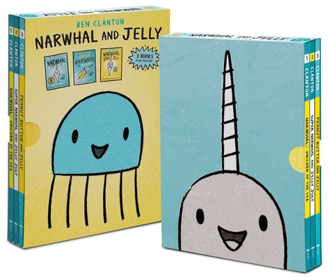 Narwhal and Jelly Box Set (Paperback Books 1, 2, 3, and Poster) by Clanton, Ben