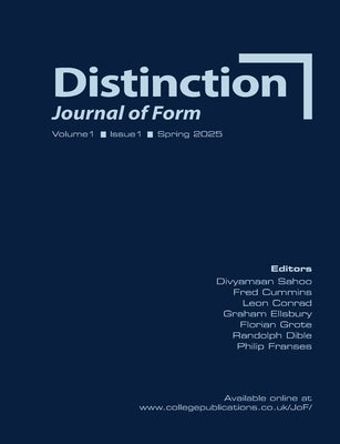 Distinction. Journal of Form by Sahoo, Divyamaan