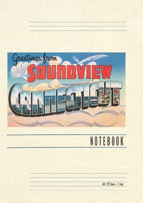 Vintage Lined Notebook Greetings from Soundview by Found Image Press