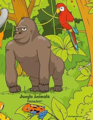 Jungle Animals Coloring Book 1 by Snels, Nick