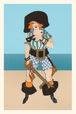 Vintage Journal Lady Pirate with Tattoo by Found Image Press