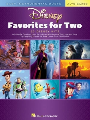 Disney Favorites for Two: Easy Instrumental Duets - Alto Sax Edition by Deneff, Peter