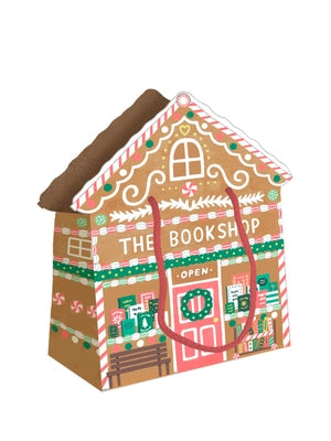 Gingerbread Bookshop Gift Bag (Large) by Out of Print