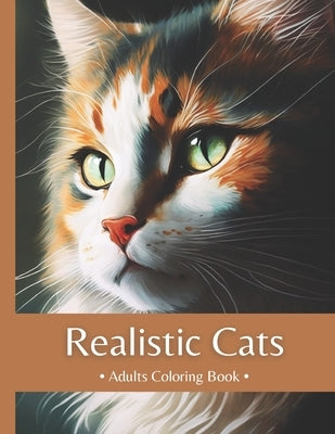Realistic Cats Adult Coloring Book: 50 Unique Illustrations Large 8.5 x 11 pages by Westover, Melissa