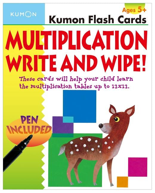 Multiplication Flashcards Write & Wipe by Sarris, Eno