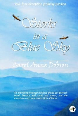 Storks in a blue sky by Dobson, Carol Anne