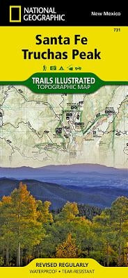 Santa Fe, Truchas Peak Map by National Geographic Maps
