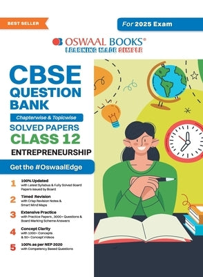 Oswaal CBSE Question Bank Class 12 Entrepreneurship, Chapterwise and Topicwise Solved Papers For Board Exams 2025 by Oswaal Editorial Board