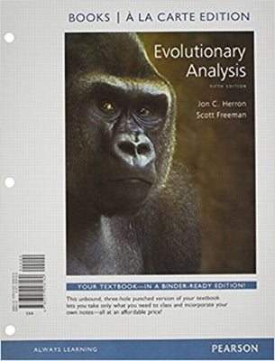Evolutionary Analysis by Herron, Jon