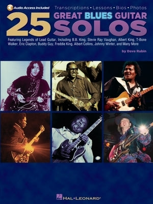 25 Great Blues Guitar Solos [With CD] by Rubin, Dave