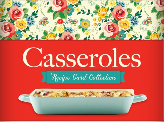 Casseroles Recipe Card Collection Tin by Publications International Ltd
