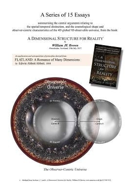 15 Essays (Abridged from 'A Dimensional Structure for Reality'): summarising the central arguments relating to the spatial/temporal distinction, and t by Brown, William Je