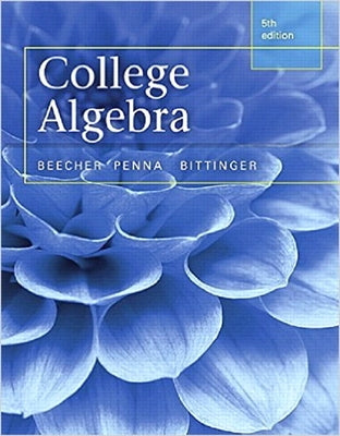 College Algebra by Beecher, Judith
