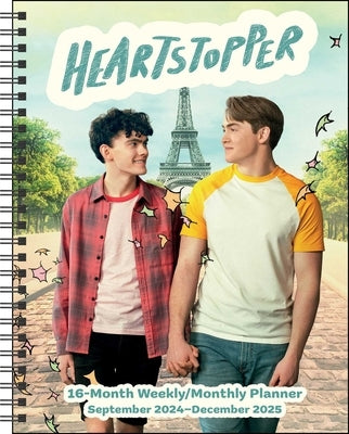 Heartstopper 16-Month 2024-2025 Weekly/Monthly Planner Calendar with Bonus Stick by Netflix