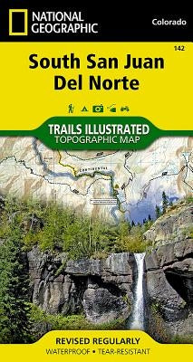 South San Juan, del Norte Map by National Geographic Maps