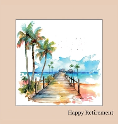 Happy Retirement Guest Book with lined pages (hardback) by Bell, Lulu and