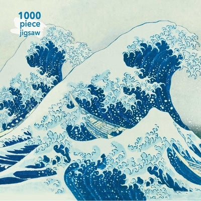 Adult Jigsaw Puzzle Hokusai: The Great Wave: 1000-Piece Jigsaw Puzzles by Flame Tree Studio