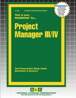 Project Manager III/IV by Passbooks