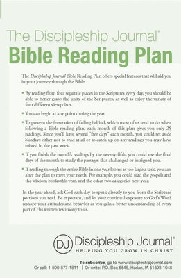The Discipleship Journal Bible Reading Plan 25-Pack by The Navigators