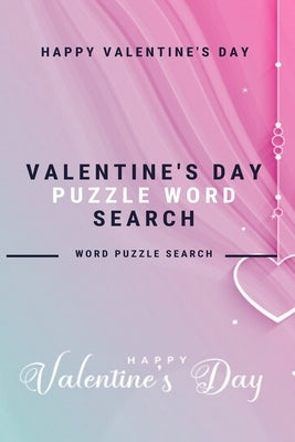 Happy Valentine's Day Valentine's Day puzzle Word Search Word puzzle Search by Book, Word Puzzle Search