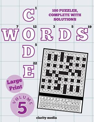 Large Print Code Words Volume 5 by Media, Clarity