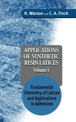 App of Synthetic Resin Latices V 1 by Warson