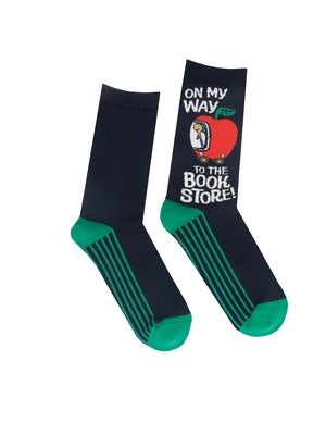 Richard Scarry: On My Way to the Bookstore Socks - Small by Out of Print
