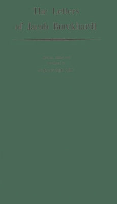 Letters by Burckhardt, Jakob Christoph