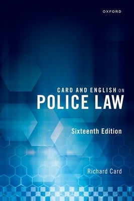 Card and English on Police Law by Card, Richard