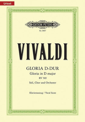 Gloria in D RV 589 (Vocal Score) by Vivaldi, Antonio