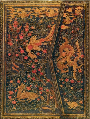 Persian Fantasy Foldover Journal (Magnetic Flap Closure) by 